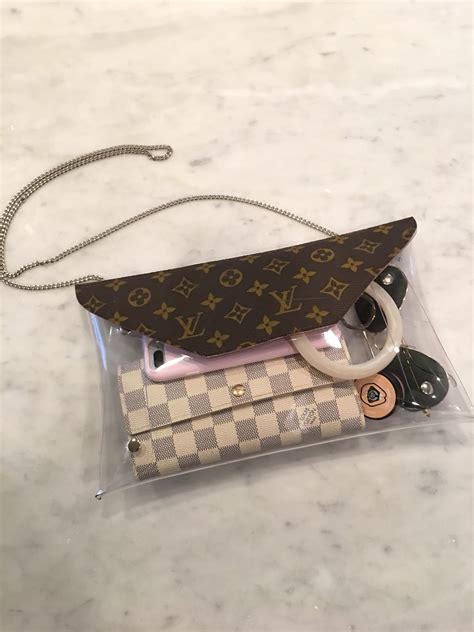 louis vuitton clutch etsy